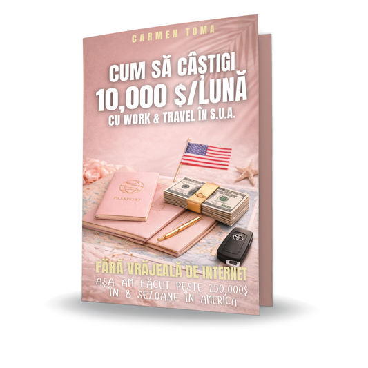 EBOOK Cum să câștigi 10,000 $/lună cu Work & Travel în S.U.A.